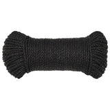 NNEVL Work Rope Black 6 mm 50 m Polypropylene