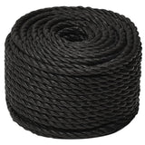 NNEVL Work Rope Black 10 mm 100 m Polypropylene
