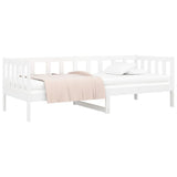 NNEVL Day Bed White 92x187 cm Single Size Solid Wood Pine