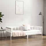 NNEVL Day Bed White 92x187 cm Single Size Solid Wood Pine