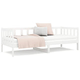 NNEVL Day Bed White 92x187 cm Single Size Solid Wood Pine