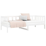 NNEVL Day Bed White 92x187 cm Single Size Solid Wood Pine