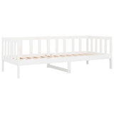 NNEVL Day Bed White 92x187 cm Single Size Solid Wood Pine