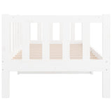 NNEVL Day Bed White 92x187 cm Single Size Solid Wood Pine