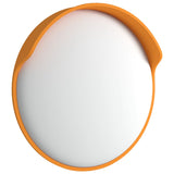 NNEVL Outdoor Convex Traffic Mirror Orange Ø30 cm Polycarbonate