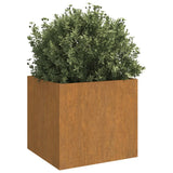 NNEVL Planters 2 pcs 42x40x39 cm Corten Steel