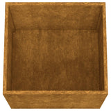 NNEVL Planters 2 pcs 42x40x39 cm Corten Steel