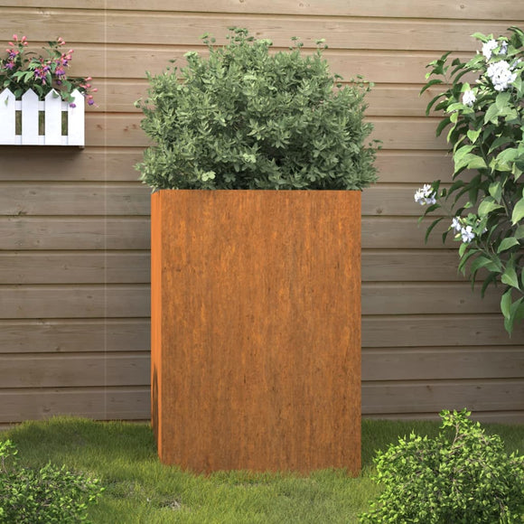 NNEVL Planter 42x38x75 cm Corten Steel