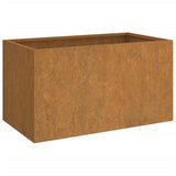 NNEVL Planter 62x40x39 cm Corten Steel