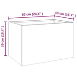 NNEVL Planter 62x40x39 cm Corten Steel
