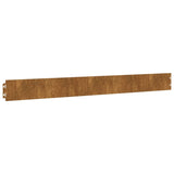 NNEVL Lawn Edgings 10 pcs 10x103 cm Flexible Corten steel