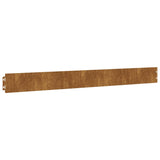 NNEVL Lawn Edgings 50 pcs 10x103 cm Flexible Corten steel