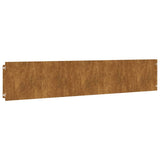 NNEVL Lawn Edgings 10 pcs 20x103 cm Flexible Corten steel