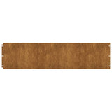 NNEVL Lawn Edgings 10 pcs 25x103 cm Flexible Corten steel