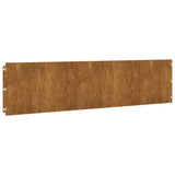 NNEVL Lawn Edgings 10 pcs 25x103 cm Flexible Corten steel