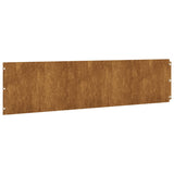 NNEVL Lawn Edgings 10 pcs 25x103 cm Flexible Corten steel