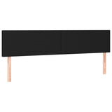 NNEVL Headboards 2 pcs Black 80 cm Fabric