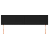 NNEVL Headboards 2 pcs Black 80 cm Fabric