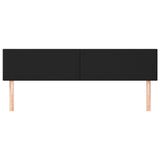 NNEVL Headboards 2 pcs Black 80 cm Faux Leather