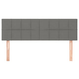 NNEVL Headboards 2 pcs Dark Grey 72 cm Fabric