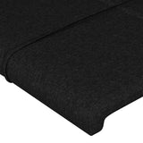 NNEVL Headboards 2 pcs Black 80x5x78/88 cm Fabric
