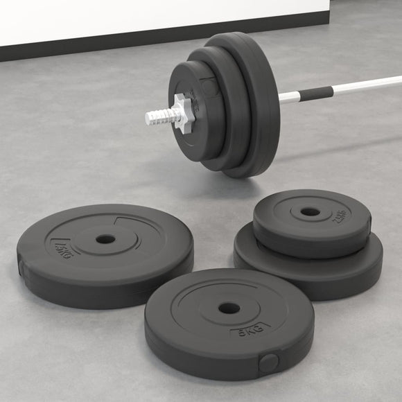 NNEVL Weight Plates 6 pcs 30 kg Cement