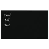 NNEVL Wall-mounted Magnetic Board Black 100x60 cm Tempered Glass