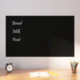 NNEVL Wall-mounted Magnetic Board Black 100x60 cm Tempered Glass