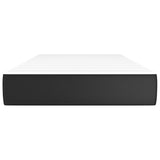 NNEVL Pocket Spring Bed Mattress Black 90x190x20 cm Faux Leather