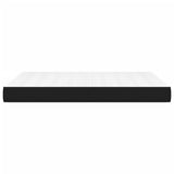 NNEVL Pocket Spring Bed Mattress Black 137x190x20 cm Fabric