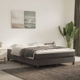 NNEVL Pocket Spring Bed Mattress Dark Grey 137x190x20 cm Double Velvet