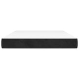 NNEVL Pocket Spring Bed Mattress Black 137x190x20 cm Velvet