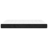 NNEVL Pocket Spring Bed Mattress Black 137x190x20 cm Velvet