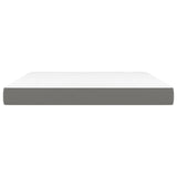NNEVL Pocket Spring Bed Mattress Dark Grey 152x203x20 cm Queen Fabric