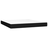NNEVL Pocket Spring Bed Mattress Black 153x203x20 cm Queen Size Fabric