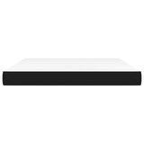 NNEVL Pocket Spring Bed Mattress Black 153x203x20 cm Queen Size Fabric