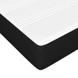NNEVL Pocket Spring Bed Mattress Black 153x203x20 cm Queen Size Fabric