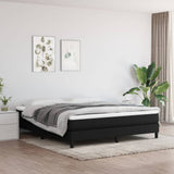 NNEVL Pocket Spring Bed Mattress Black 153x203x20 cm Queen Size Fabric
