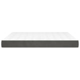NNEVL Pocket Spring Bed Mattress Dark Grey 152x203x20 cm Queen Velvet