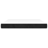 NNEVL Pocket Spring Bed Mattress Black 153x203x20 cm Queen Size Velvet