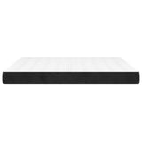 NNEVL Pocket Spring Bed Mattress Black 153x203x20 cm Queen Size Velvet