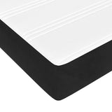 NNEVL Pocket Spring Bed Mattress Black 153x203x20 cm Queen Size Velvet