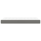 NNEVL Pocket Spring Bed Mattress Dark Grey 107x203x20 cm Super Single Fabric