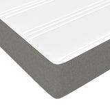 NNEVL Pocket Spring Bed Mattress Dark Grey 107x203x20 cm Super Single Fabric