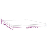 NNEVL Mattress Topper 137x190x5 cm Full