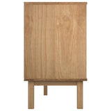 NNEVL Drawer Cabinet OTTA Brown&Grey 111x43x73.5 cm Solid Wood Pine