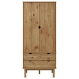 NNEVL Wardrobe OTTA 76.5x53x172 cm Solid Wood Pine