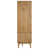 NNEVL Wardrobe OTTA 76.5x53x172 cm Solid Wood Pine