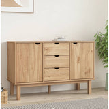 NNEVL Sideboard OTTA 113.5x43x73 cm Solid Wood Pine