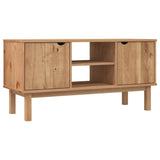 NNEVL TV Cabinet OTTA 113.5x43x57 cm Solid Wood Pine